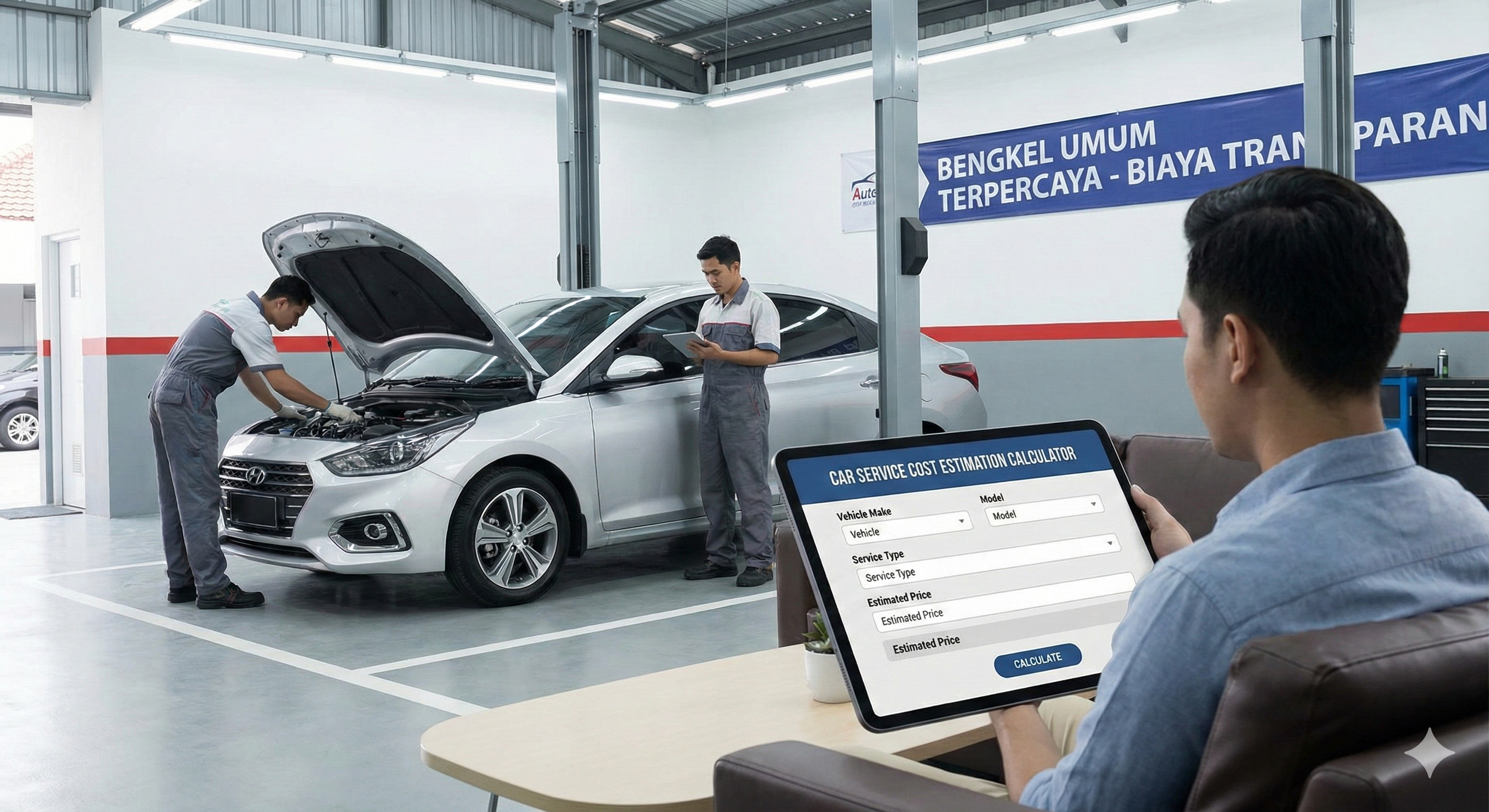 Kalkulator Biaya Service Honda